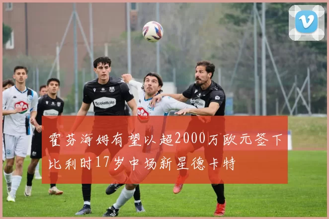 霍芬海姆有望以超2000万欧元签下比利时17岁中场新星德卡特